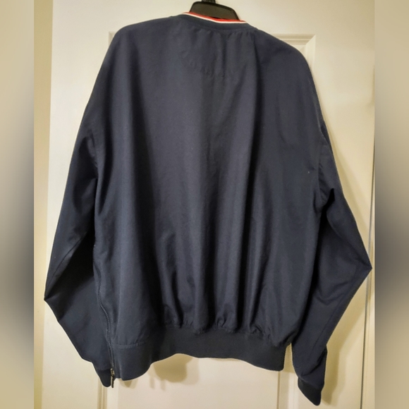 Vintage Boston Red Sox NIKE Team MLB V- Neck Windbreaker Jacket Centre Swoosh M - Picture 3 of 11